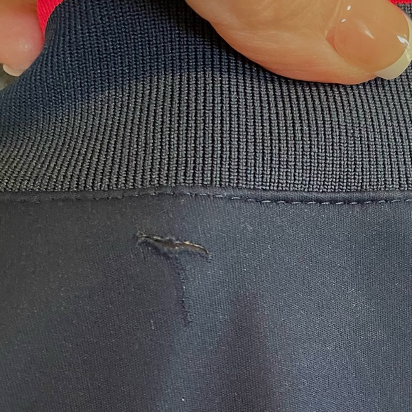 G/FORE Men's Golf Quarter-Zip Pullover Windbreaker Size Medium in Twilight FLAW - Picture 11 of 11